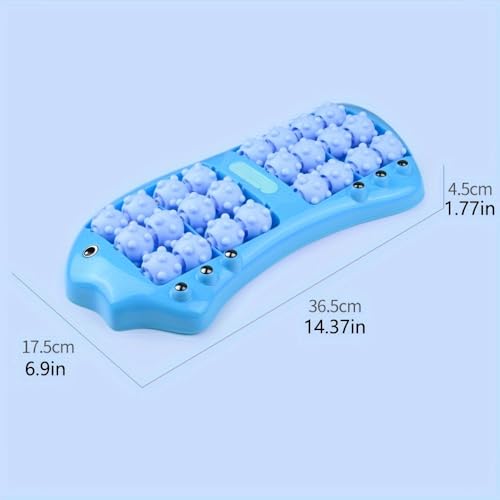 Foot Massager for Plantar Fasciitis Relief,Deep Tissue Muscle Recovery,Relaxing Gifts Massage Roller Tool for Feet (Blue) - color: Blue