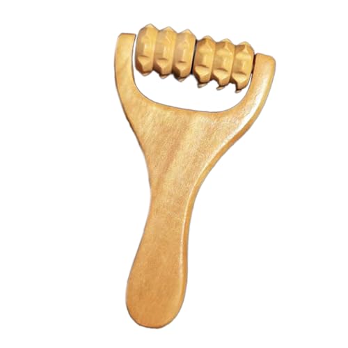 Natural Wood Massage Roller Natural Wood Massager Handheld Body and Face Massager Wellness Massage Equipment