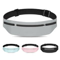 Running Belt for Men Women Waterproof Reflective Fanny Packs - color: Grey