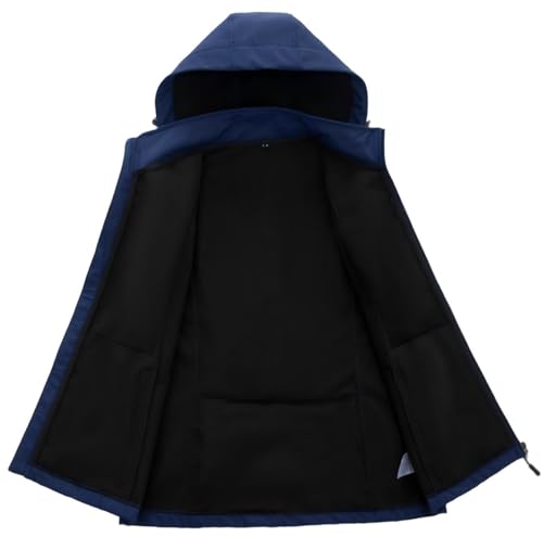 KVE Women's Windproof Waterproof Lightweight Softshell Vest - color: Navy, size: XX-Large