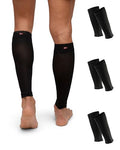 DANISH ENDURANCE Calf Compression Sleeve, 21-26 mmHG, 1 & 3-Pack - color: 3xblack, size: Medium
