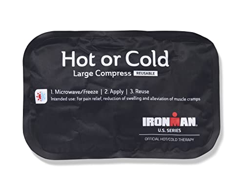 Curad Ironman Hot or Cold Reusable Compress, Reusable Ice Pack for Injuries, Large Compress is 8 in x 12 in, 1 Count (Pack of 2) - size: 1 Count (Pack of 2)