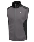 Little Donkey Andy Men's Softshell Vest Lightweight Windproof Waterproof - color: Basic Gray Black, size: Medium
