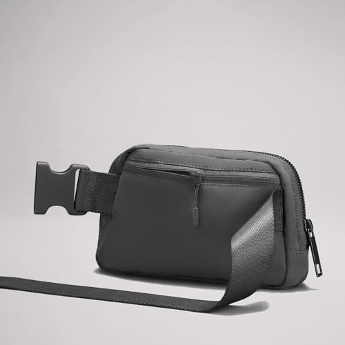 YOSHUYUKI Fanny Pack Crossbody Bag Trendy Waterproof Small Cross Body Purse for Women Men Fashion Waist Packs Mini Belt Pouch Chest Bum Hip Bag Lulu Dupes for Travel Vacation Running Dim Grey - color: Dim Grey