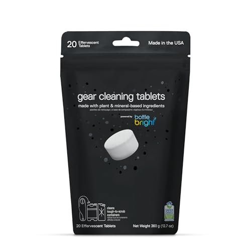Bottle Bright Gear Cleaning Tablets (6 or 20 Count) - size: 1 Count (Pack of 20)