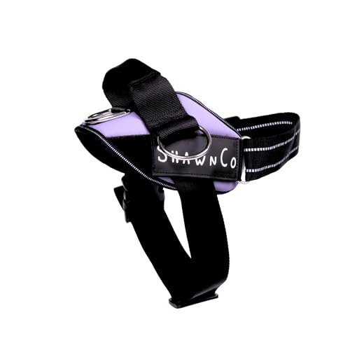 ShawnCo Essential Pro Dog Harness, No-Pull Pet Vest (ICY Lilac, M) - color: Icy Lilac, size: M
