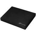 ProsourceFit Exercise Balance Pad, Non-Slip Cushioned Foam Mat & Knee Pad for Fitness and Stability Training, Yoga, Physical Therapy - color: Black, size: 15x19