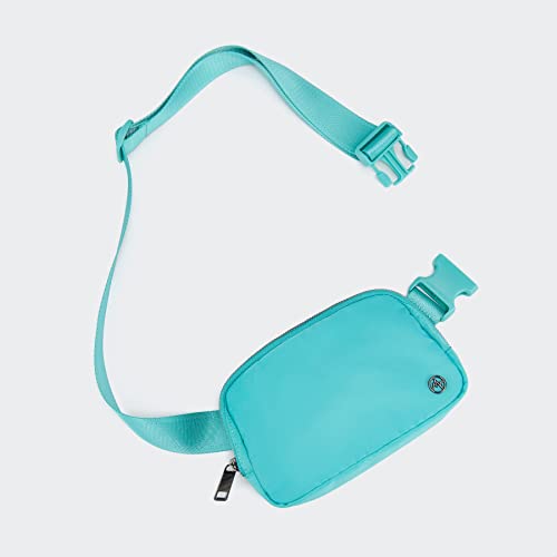 Pander Crossbody Belt Bag for Women and Men, Travel and Everyday Use - color: Cyan Blue