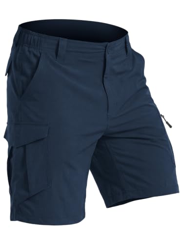 Toomett Mens Hiking Cargo Shorts - color: Blue, size: 29