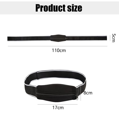 Insulin Pump Belt, Expandable Medical Waist Pouch, Diabetic Running Belt with Pocket, Adjustable Waist, Diabetic Supplies