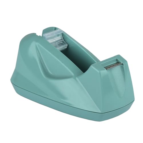 Acrimet Desktop Tape Dispenser, Premium, Non-Skid Base, Plastic, Green - color: Green