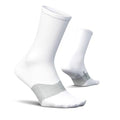 Feetures Elite Light Cushion Mini Crew Sock - color: New White (1 Pair), size: Medium
