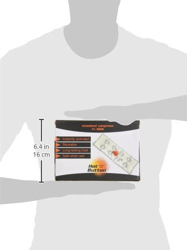 Relief Pak - 11-1026 Hot Button Instant Reusable Hot Compress, Standard - size: Standard - General
