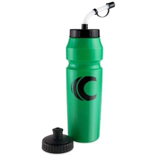 Cannon Sports 1 Liter Sports Water Bottle, 2 Lids, BPA-Free (Green) - color: Green