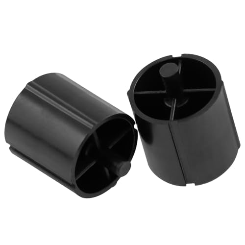 4 Pack Tape Dispenser Replacement Core, 1 Inch Black Holder