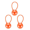 PATIKIL LED Running Light, Silicone Rope Bike Safety Light Running Lights for Runners, Cycling - color: Orange