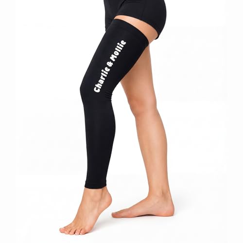 Full Leg Ice Pack Wrap with 360° Coverage for Injuries Reusable (Medium) - size: Medium