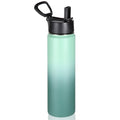 Volhoply 24oz Insulated Water Bottle with Straw Lid, Mojito, 1-Pack - color: Mojito
