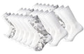 AND1 Mens Athletic Crew Socks 24 Pack Cushioned Comfort Socks - color: White Camo