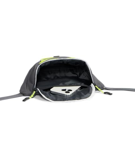 THE NORTH FACE Jester Lumbar Pack | Fanny Pack With Water Repellent Finish, 2.2 Liters, Crossbody Adjustable Strap - color: Anthracite Grey/Smoked Pearl/Fizz Lime