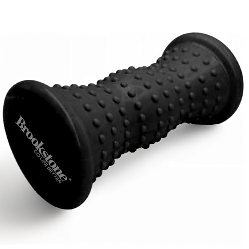Pink Sky Brookstone Foot Massager Roller for Plantar Fasciitis Relief, Portable Deep Tissue Foot Roller Massage Tool, Relieves Arch and Heel Pain, Hot & Cold Massage, Pressure Point Reflexology Tools