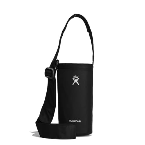 Hydro Flask Bottle Sling - Packable Bottle Bag - Medium Black - color: Black, style: Medium