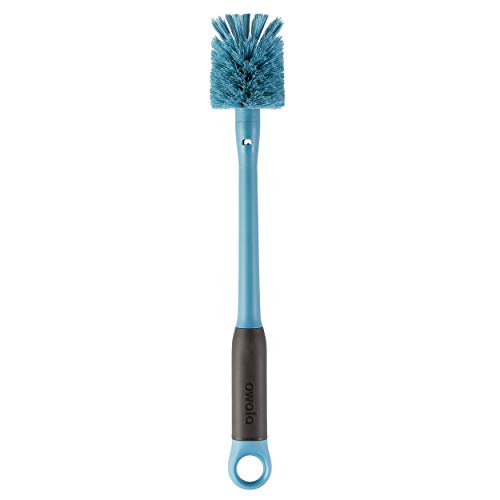 Owala 2-in-1 Water Bottle Brush Cleaner and Water Bottle Straw Cleaner Brush, Water Bottle Brush with Removable Head and Twist n� Hide Straw Brush, Smokey Blue - size: One Size