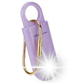 130db Personal Safety Alarm with Ultra Bright Strobe Light. Purple - color: Purple, style: Button cell