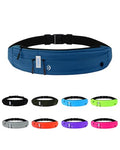 WATERFLY Running Belt Fanny Pack:Phone Holder Belt for Men Women - color: Dark Blue