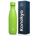 Konokyo 17 oz Insulated Stainless Steel Water Bottle, Green - color: Green, size: 17 Ounces
