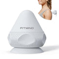 Mountable Self-Massage Ball Handfree with Suction Cup,Deep Tissue Back Sore Muscle Knot Massager,Myofascial Release,Manual Massage Balls, Foot Plantar Fasciitis, Back Stress Relief - Gray - color: Gray