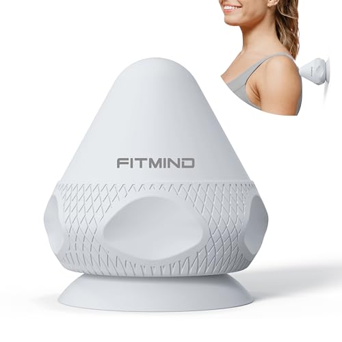 Mountable Self-Massage Ball Handfree with Suction Cup,Deep Tissue Back Sore Muscle Knot Massager,Myofascial Release,Manual Massage Balls, Foot Plantar Fasciitis, Back Stress Relief - Gray - color: Gray