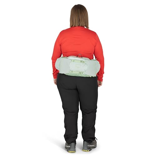 Osprey Tempest 6L Women's Lumbar Hiking Waist Pack - Fanny Pack with Water Bottle Holders - color: Black/Coal Grey, style: 6l (Extended Fit)