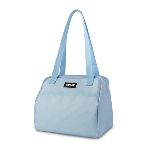 PackIt Freezable Hampton Lunch Bag, Sky Blue - color: Sky Blue