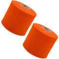 Shield Athletic Underwrap | 2 Roll Pack of PreWrap, Hair Tie, Headband, USA Made, Pre-Wrap Athletic Tape, 2.75" X 30 SYards, Foam Barrier, Flexible, Breathable - color: Orange