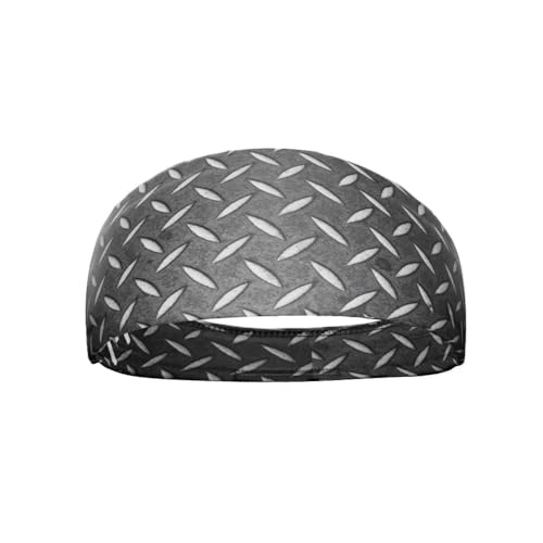 40+ Designs! Unisex Headband/Sweatband. Best for Sports, Fitness, Working Out, Yoga. Tapered Design - color: Metal