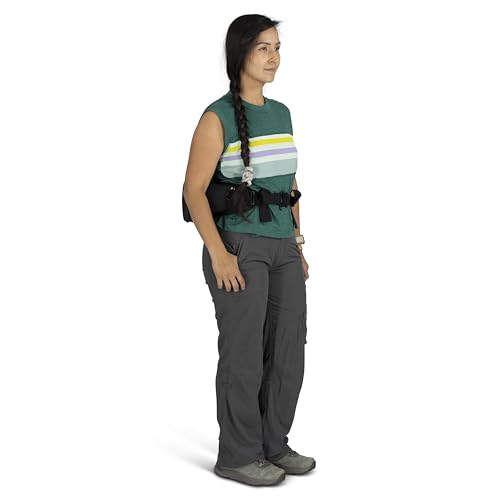 Osprey Tempest 6L Women's Lumbar Hiking Waist Pack - Fanny Pack with Water Bottle Holders - color: Frosty Mint Green/Botanica, style: 6l