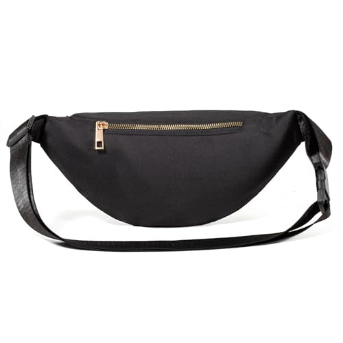 Fanny Pack Waist Pack for Women, Cross Body Bag Jogging Pouch Belt Bag for Outdoors Traveling Hiking - Black - color: Z Black