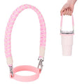 Water Bottle Handle Strap Compatible with Owala & Stanley Cups - color: Pink