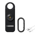 Rechargeable Personal Safety Alarm for Women - color: Charcoal Black