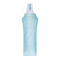 Zelvot Running Vest Collapsible Water Bottle, 500ml Soft Flask (Sky Blue) - color: Sky Blue, size: 16.9 Ounces