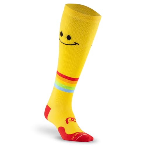 PRO Compression Marathon Socks - color: Smile, size: Large-X-Large