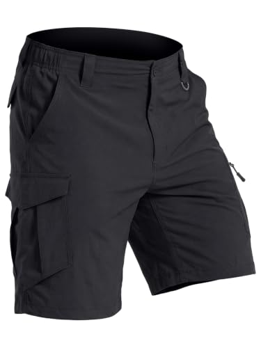 Toomett Mens Hiking Cargo Shorts - color: Black, size: 38