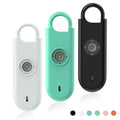 Fauxomor 140dB Personal Safety Alarm for Women 3pack Self Defense Keychain - color: White+Green+Black