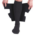 CircAid Juxtalite Adjustable Lower Leg Compression Wrap for Men & Women - color: Black - New, size: Medium (Full Calf)/Long