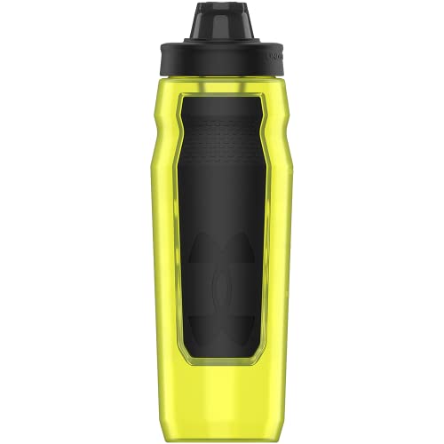 Under Armour 32oz Playmaker Squeeze Water Bottle - color: Hi-Vis Yellow