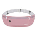 USHAKE Slim Running Belt, Bounce Free Fanny Pack Phone Holder - color: Red