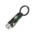 M1 Mini EDC Keychain Flashlight Clip-on Portable Safety Signal Light - color: Black