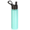 Volhoply 24oz Insulated Water Bottle with Straw Lid, Mint, 1-Pack - color: Mint