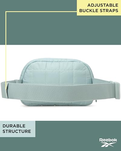 Reebok Belt Bag Fanny Pack for Women & Men, Adjustable Crossbody - color: Case Boho Sage